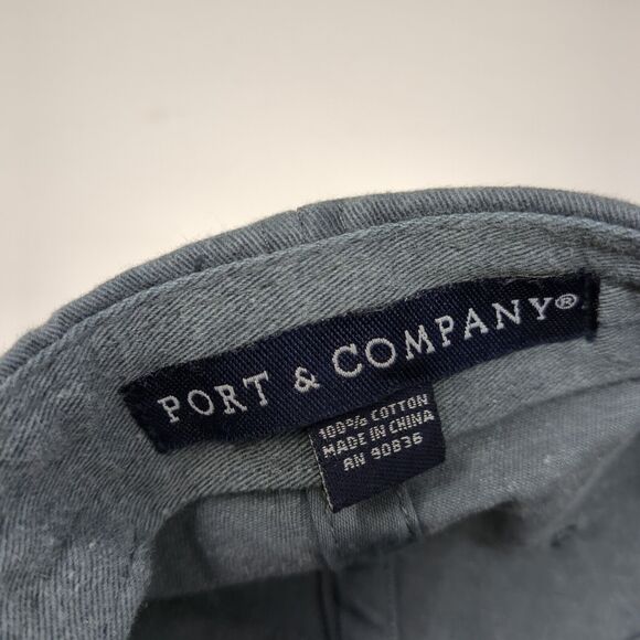 Number 13 Reberry Air Racing Slideback Hat Gray One Size Port & Company - Picture 8 of 8